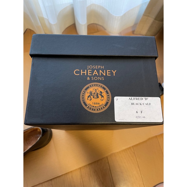CHEANEY チーニー ブラック ストレートチップ ALFRED サイズ6 新着