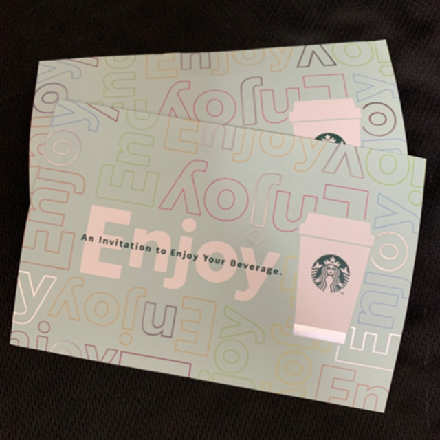Starbucks Coffee(スターバックスコーヒー)のスターバックス ドリンクチケット2枚セット チケットの優待券/割引券(フード/ドリンク券)の商品写真