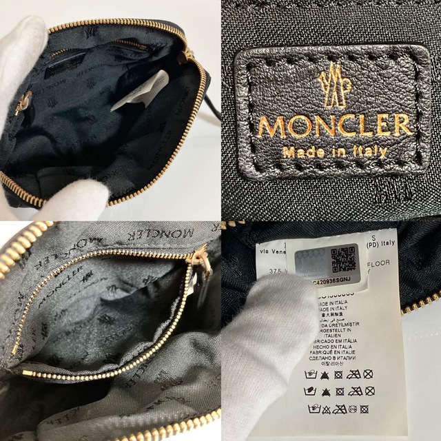 MONCLER モンクレール ナイロン ポーチ ブラック 黒