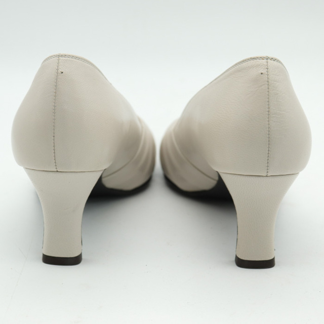 ネオリズム パンプス スクエアトゥ 日本製 フォーマルシューズ シンプル ブランド 靴 レディース 22.5cmサイズ ベージュ NEO RHYTHM