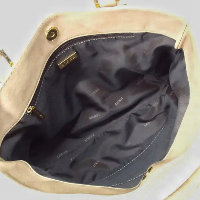 LOEWE(ロエベ)のLOEWE ロエベ ハンドバッグ ラムスキン ベージュ レディースのバッグ(ハンドバッグ)の商品写真