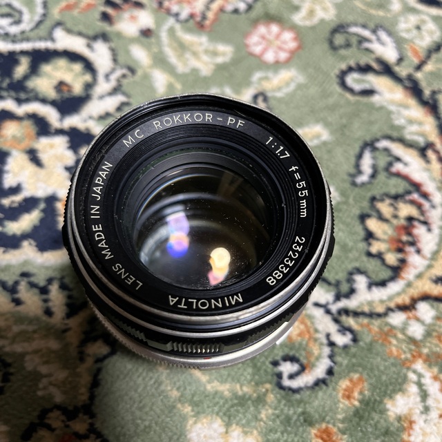 KONICA MINOLTA(コニカミノルタ)のMINOLTA MC ROKKOR-PF 単焦点レンズ ミノルタ スマホ/家電/カメラのカメラ(レンズ(単焦点))の商品写真
