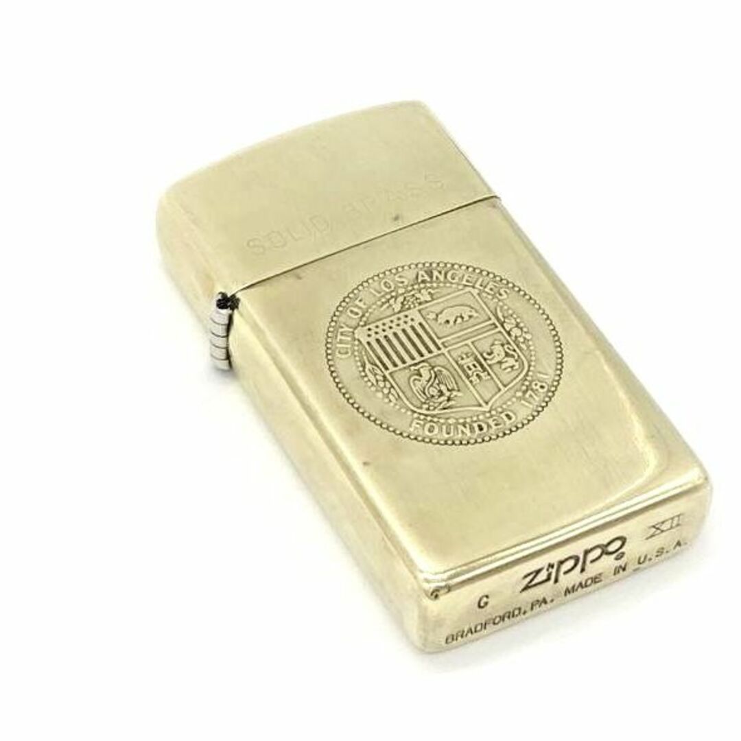 ZIPPO - 1996年製ZIPPOビンテージ ソリッドブラス スリムの通販 by GGP ...