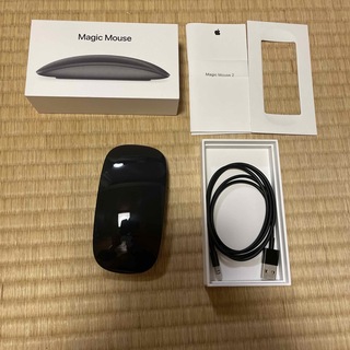 アップル(Apple)のMagic Mouse 2 Space Gray 付属品完品(PC周辺機器)