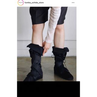濃いピンク系統 フミカウチダfumika uchida bondage boots