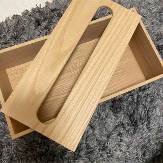 ムジルシリョウヒン(MUJI (無印良品))の無印良品　木製ティシューボックス(ティッシュボックス)