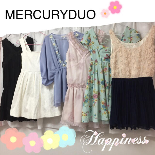 MERCURYDUO(マーキュリーデュオ)のめぐ様専用。MERCURY ワンピ5着セット レディースのレディース その他(セット/コーデ)の商品写真