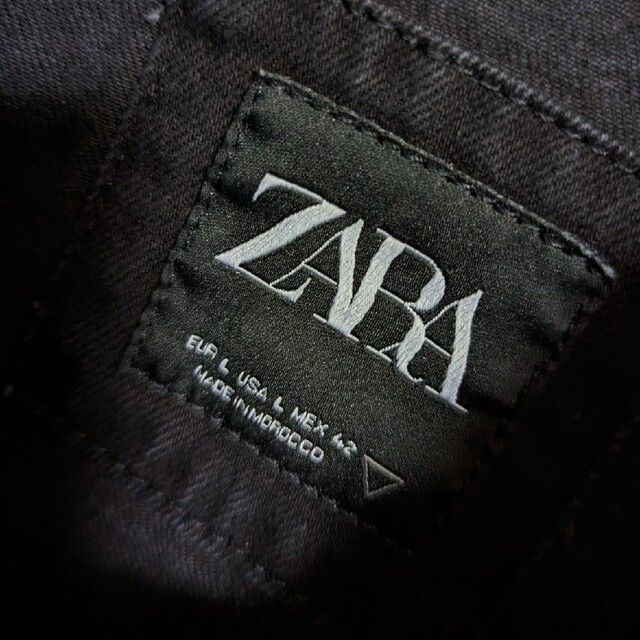 ZARAダメージ加工プリントデニムジャケット Gジャン 3