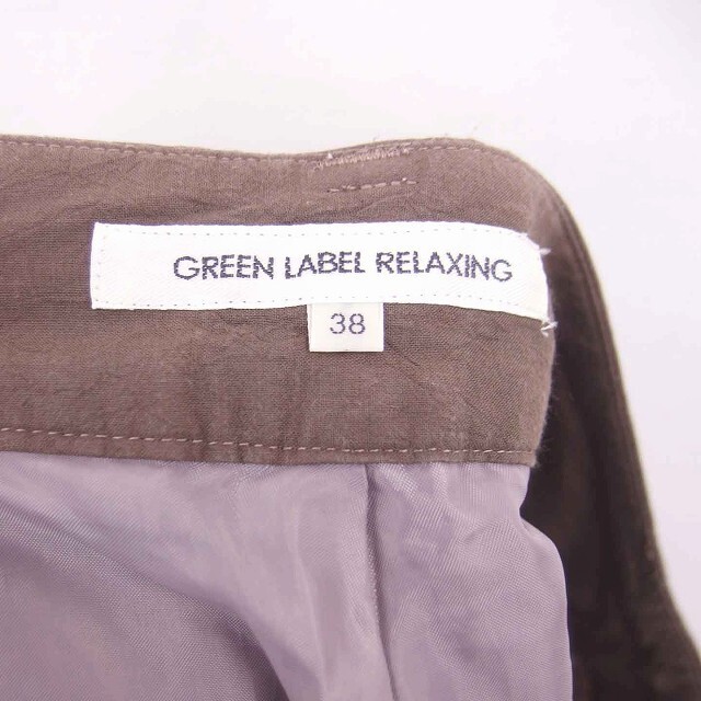 UNITED ARROWS green label relaxing(ユナイテッドアローズグリーンレーベルリラクシング)のユナイテッドアローズ green label relaxing パンツ 38 茶 レディースのパンツ(ショートパンツ)の商品写真