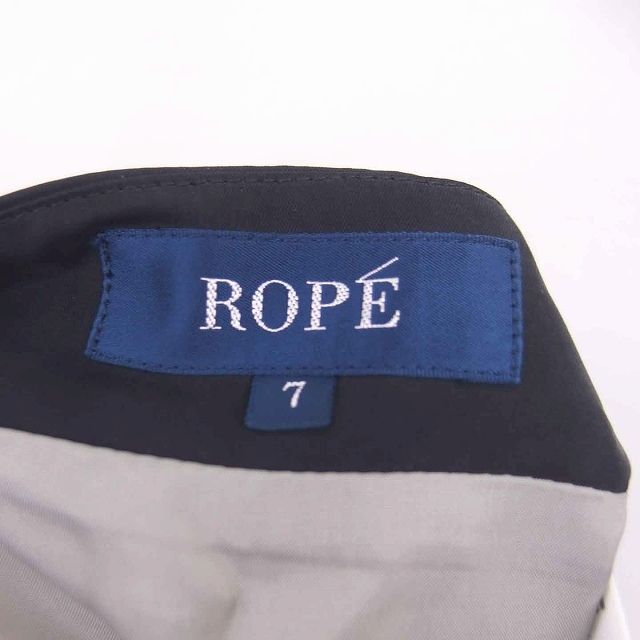 ROPE’(ロペ)のロペ ROPE 台形 スカート ひざ丈 薄手 サイドジップ 7 ベージュ 薄茶 レディースのスカート(ひざ丈スカート)の商品写真