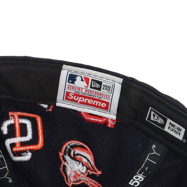 Supreme - シュプリーム MLB COLLABO BOX LOGO FITTED CAP 刺繍デザインキャップ メンズ 7.75の通販