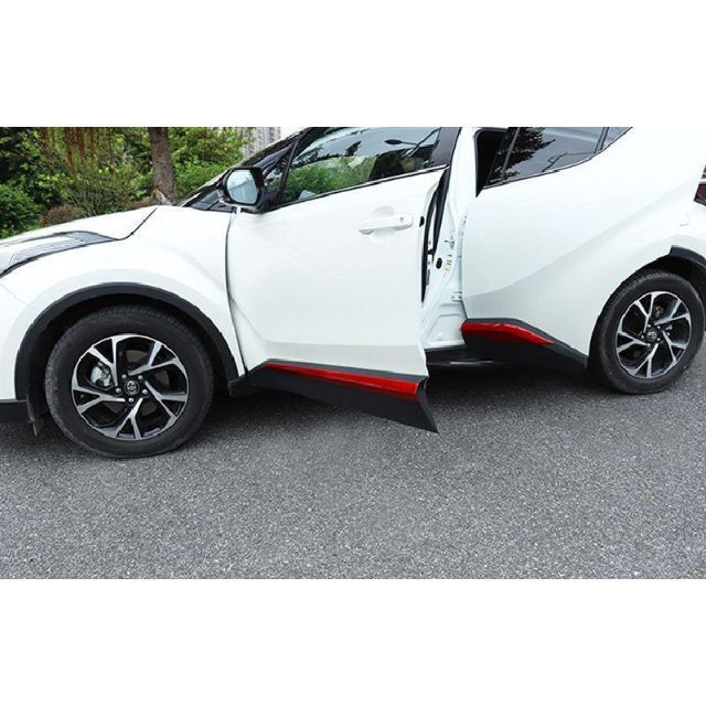 C-HR ZYX10 NGX50 対応 サイド ドア ロアガーニッシュ レッド 3