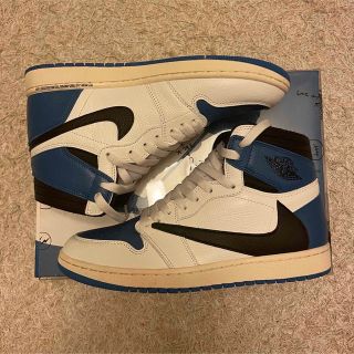 ジョーダン(Jordan Brand（NIKE）)のNIKE AIR JORDAN1 TRAVIS SCOTT FRAGMENT (スニーカー)