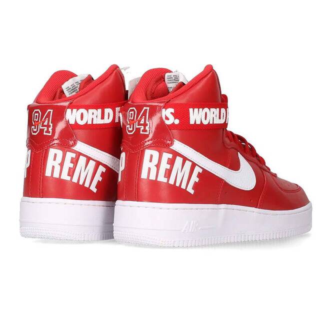 ナイキ ×シュプリーム SUPREME AIR FORCE 1 HIGH SUPREME SP 698696