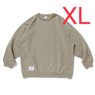 ダブルタップス(W)taps)のXL WTAPS 21aw champion スウェット ベェージュ(スウェット)