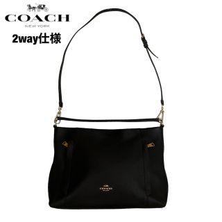 COACH - 1点限り コーチ ショルダーバッグ 2way仕様 レザー ゴールド