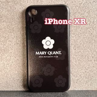 マリークワント(MARY QUANT)のiPhoneXR マリークワント  デイジー  モバイルケース TPU 黒(iPhoneケース)