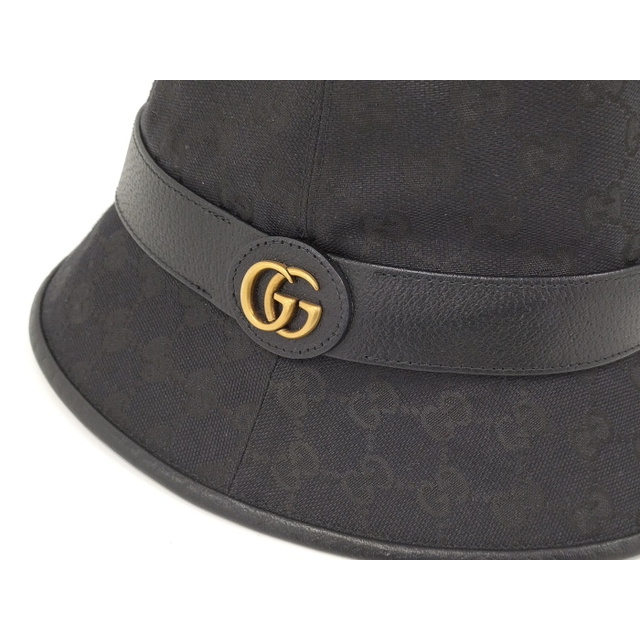Gucci(グッチ)のGUCCI バケットハット フェドラハット GGマーモント GGキャンバス メンズの帽子(ハット)の商品写真