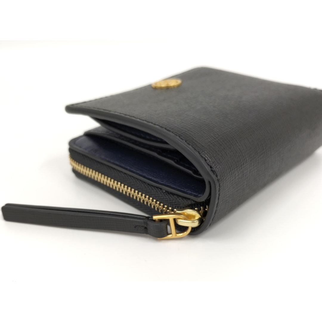 Tory Burch(トリーバーチ)のTORY BURCH コンパクト財布 ロビンソン ブラック レザー 88731 レディースのファッション小物(財布)の商品写真