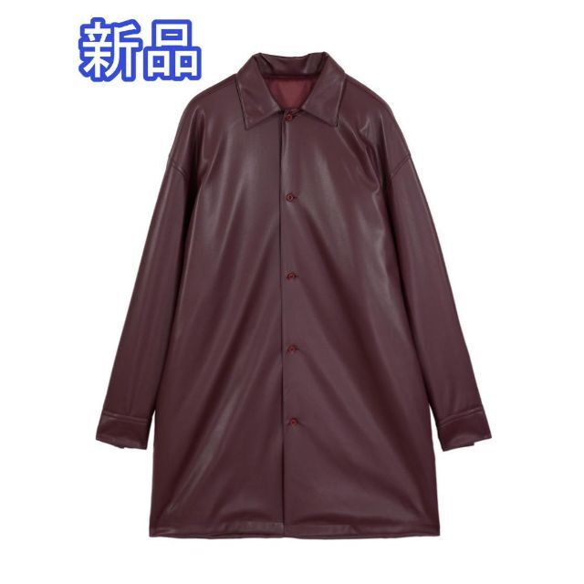 新品 N.HOOLYWOOD for AMERI フェイクレザーシャツジャケット 新品