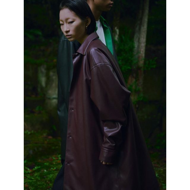新品 N.HOOLYWOOD for AMERI フェイクレザーシャツジャケット 新品