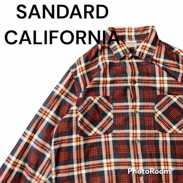 美品　standard California チェックシャツ　Lサイズ