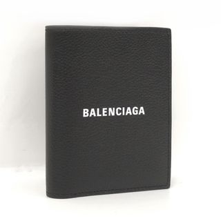 バレンシアガ(Balenciaga)のBALENCIAGA 2つ折り財布 コンパクト ウォレット レザー ブラック(長財布)