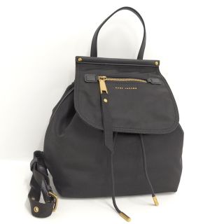 マークジェイコブス(MARC JACOBS)のMARC JACOBS トルーパー バックパック ナイロン ブラック(リュック/バックパック)