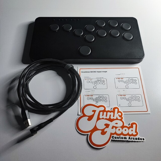 新品】SNACK BOX MICRO スナックボックスマイクロ 黒 レバーレス