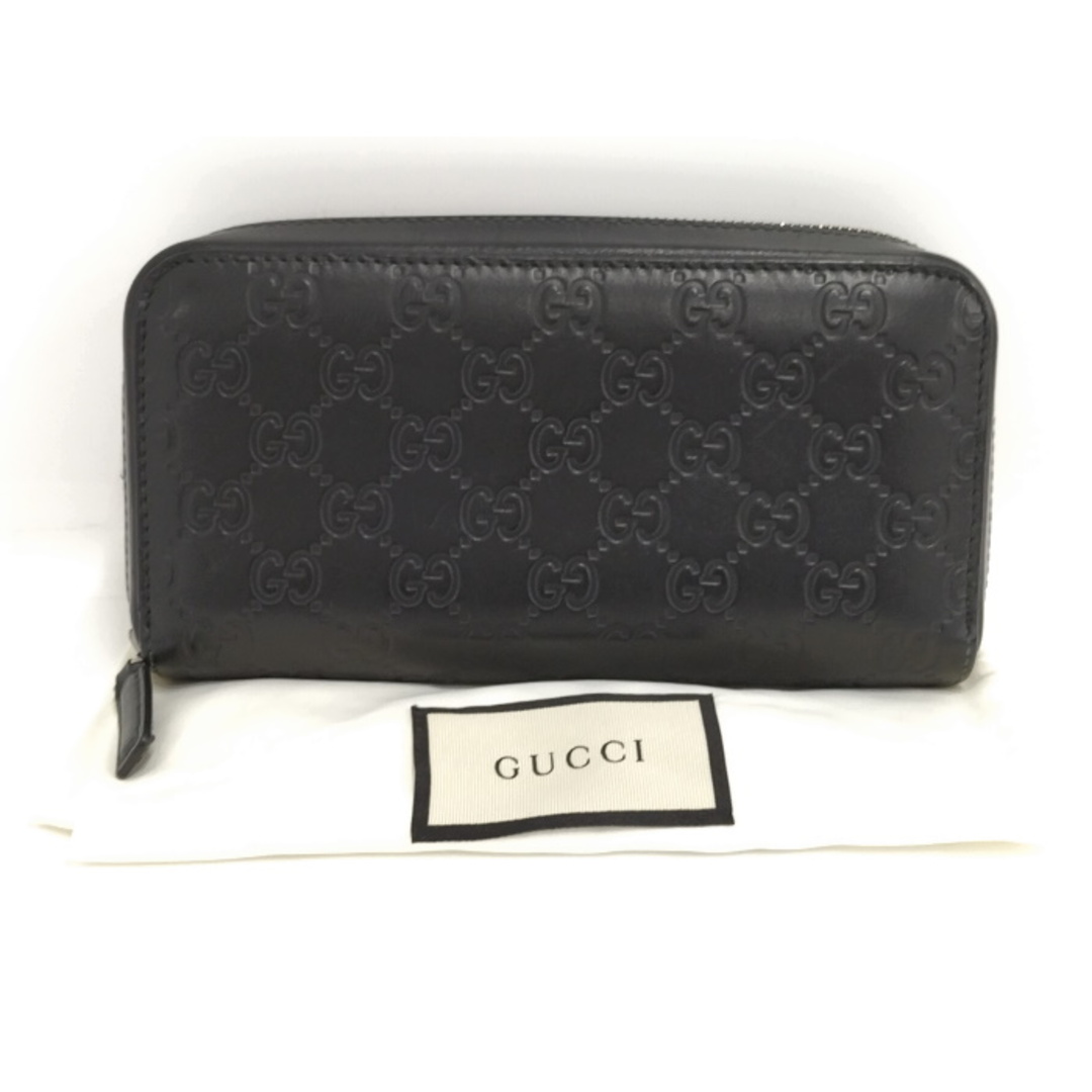 GUCCI - GUCCI ラウンドファスナー長財布 グッチシマ レザー GUCCI - GUCCI ラウンドファスナー長財布 グッチシマ レザー