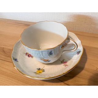 マイセン(MEISSEN)のマイセン　スキャッタードフラワー　モカ(食器)