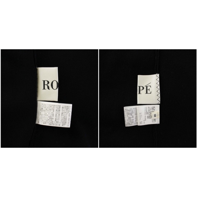 ROPE’(ロペ)のロペ 20AW ニットワンピース ロング マキシ 長袖 ボートネック リボン レディースのワンピース(ロングワンピース/マキシワンピース)の商品写真