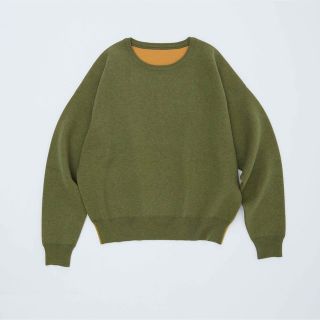 ビューティアンドユースユナイテッドアローズ(BEAUTY&YOUTH UNITED ARROWS)のSR SWEAT KNIT (KHAKI) スウェットニット(トレーナー/スウェット)