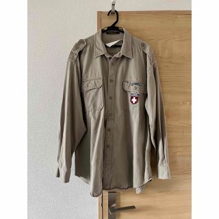 トミーヒルフィガー(TOMMY HILFIGER)のトミー　トミーヒルフィガー　シャツ　ワークシャツ　古着　オーバーサイズ(シャツ)