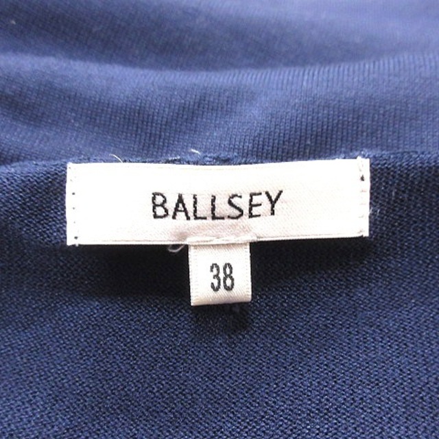 Ballsey(ボールジィ)のボールジー ニットカーディガン 絹 シルク 長袖 38 紺 ネイビー /AU レディースのトップス(カーディガン)の商品写真