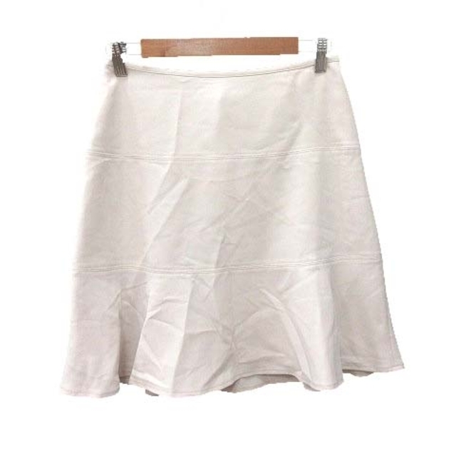 NATURAL BEAUTY BASIC(ナチュラルビューティーベーシック)のナチュラルビューティーベーシック フレアスカート ひざ丈 M ライトベージュ レディースのスカート(ひざ丈スカート)の商品写真
