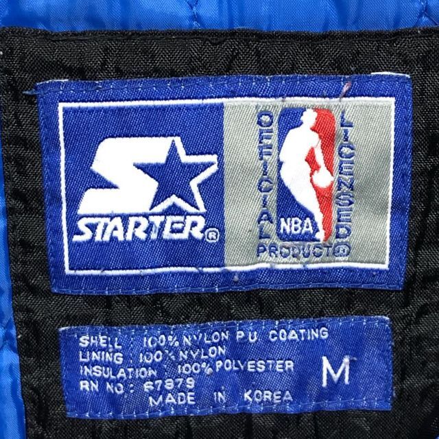 STARTER - STARTER NBA KNICKS 刺繍 アノラック 中綿ナイロン
