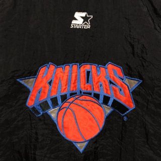 STARTER - STARTER NBA KNICKS 刺繍 アノラック 中綿ナイロン