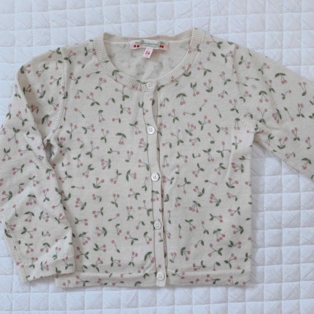 Bonpoint(ボンポワン)のBonpoint カーディガン　2a キッズ/ベビー/マタニティのキッズ服女の子用(90cm~)(カーディガン)の商品写真