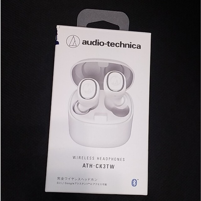 audio-technica(オーディオテクニカ)のaudio-technica ワイヤレスヘッドホン ATH-CK3TW WH スマホ/家電/カメラのオーディオ機器(ヘッドフォン/イヤフォン)の商品写真