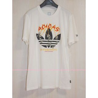 アディダス(adidas)のadidasアディダス skateboading スカルがかっこいいTシャツ/L(Tシャツ/カットソー(半袖/袖なし))