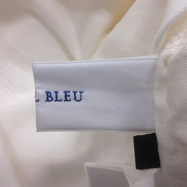 LE CIEL BLEU(ルシェルブルー)のルシェルブルー カットソー クルーネック 五分袖 36 白 ホワイト レディースのトップス(その他)の商品写真