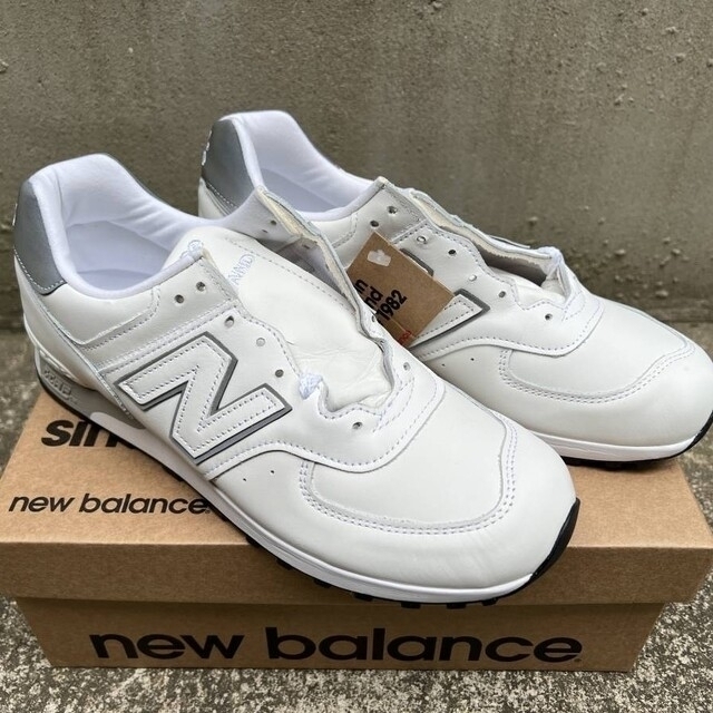 New Balance - UK製オールレザーM576WWL新品26.5cmホワイト白レザーの ...