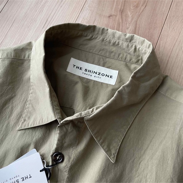 Shinzone - 新品未使用 THE SHINZONEコットンウィンディシャツドレスの