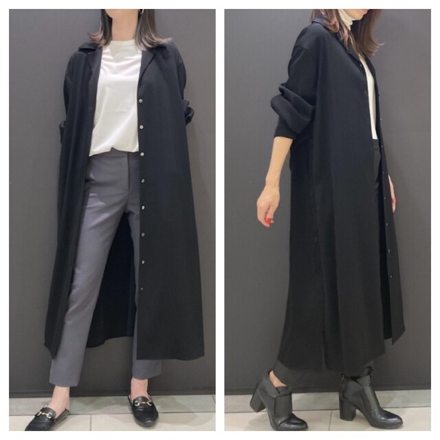 【新品】2021aw theoryluxe　【洗える】とろみ3wayシャツドレス