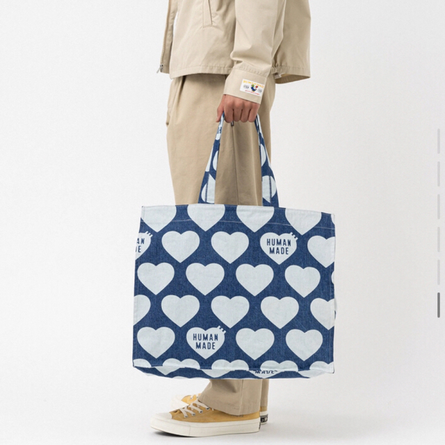 human made PACKABLE NYLON TOTE トートバック 白