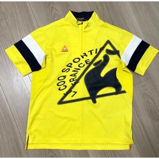 ルコックスポルティフ(le coq sportif)の【極美品】le coq sportif ゴルフシャツ　メンズ　L 半袖　春夏(ポロシャツ)