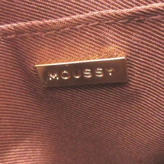 moussy(マウジー)のマウジー ハンドバッグ ミニ ショルダー フェイクレザー クロコ型押し 茶 レディースのバッグ(ハンドバッグ)の商品写真