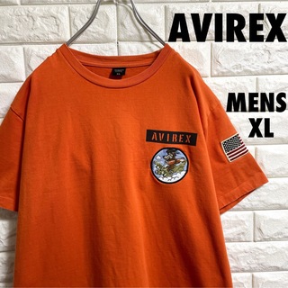 アヴィレックス(AVIREX)のAVIREX アビレックス　ヘビーウエイト　半袖Tシャツ　メンズXLサイズ　(Tシャツ/カットソー(半袖/袖なし))