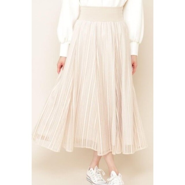 And Couture(アンドクチュール)のアンドクチュール　ジャガードレーススカート レディースのスカート(ロングスカート)の商品写真